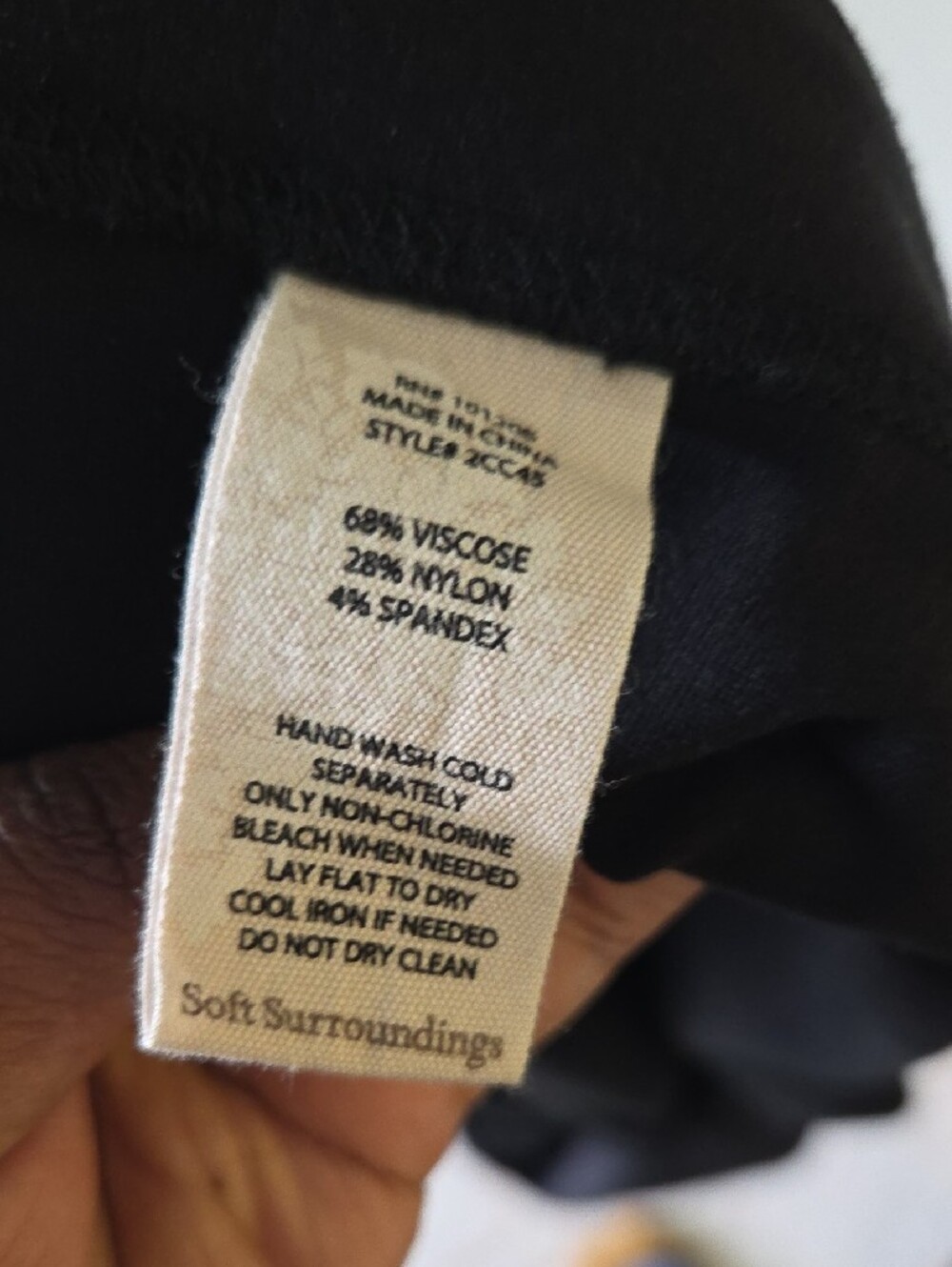Soft Surroundings Black Sleeveless Long Duster - Picture 5 of 5